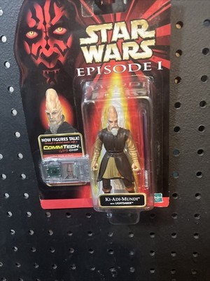 Star Wars Prequels Ki-Adi Mundi MOC Neu mit Lichtschwert 1998 schneller Versand