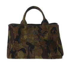 PRADA Canapa tote 2WAY camouflage B2642B hand bag 800000141083000