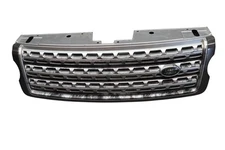 13-18 Land Rover Range Rover Front Bumper Grille Upper Grill Silver Oem