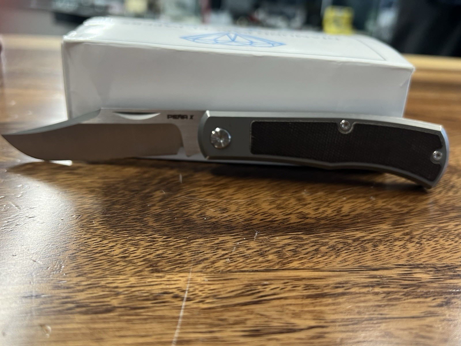 Pena X Bronco Micarta Inlay