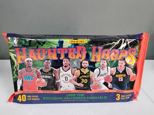 New! 2023-24 Panini Haunted Hoops NBA basketball Halloween Trick or Treat Bundle