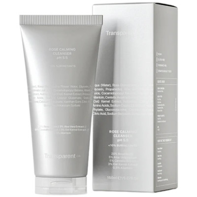 Transparent Lab - Rose Calming Cleanser PH 5.5, 150 ml - Sanfte Gesichtsreinigun