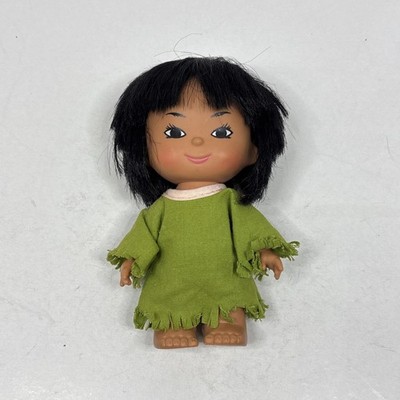 WINNETOU MINI FURGA NR. 373 SCHWARZE HAARE BEMALTE AUGEN Italy Vintage 15cm #2