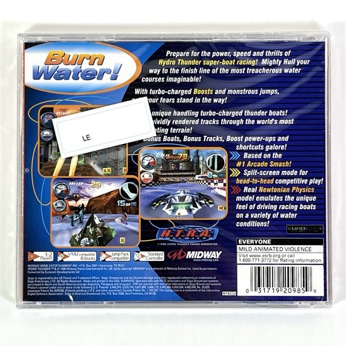 Sega Dreamcast HYDRO THUNDER Sega All Stars Variant - NEW SEALED - Picture 3 of 8