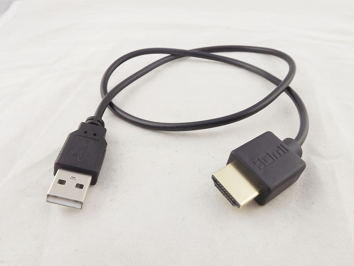 50cm HDMI Male to USB A Male Plug Adapter Converter Connector