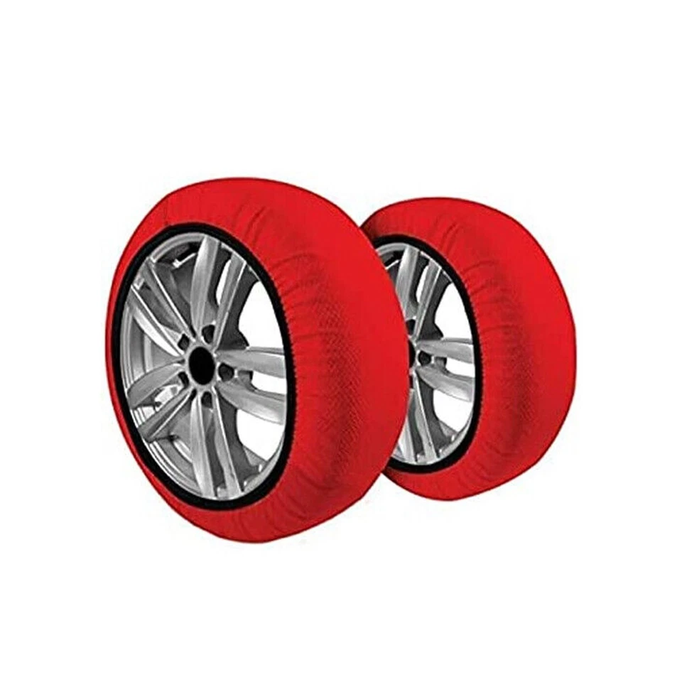 CALZA NEVE OMOLOGATE ITALIA EN 16662-1 2 CALZE TESSILI PNEUMATICI AUTO TAGLIA M - Imagen 2 de 4