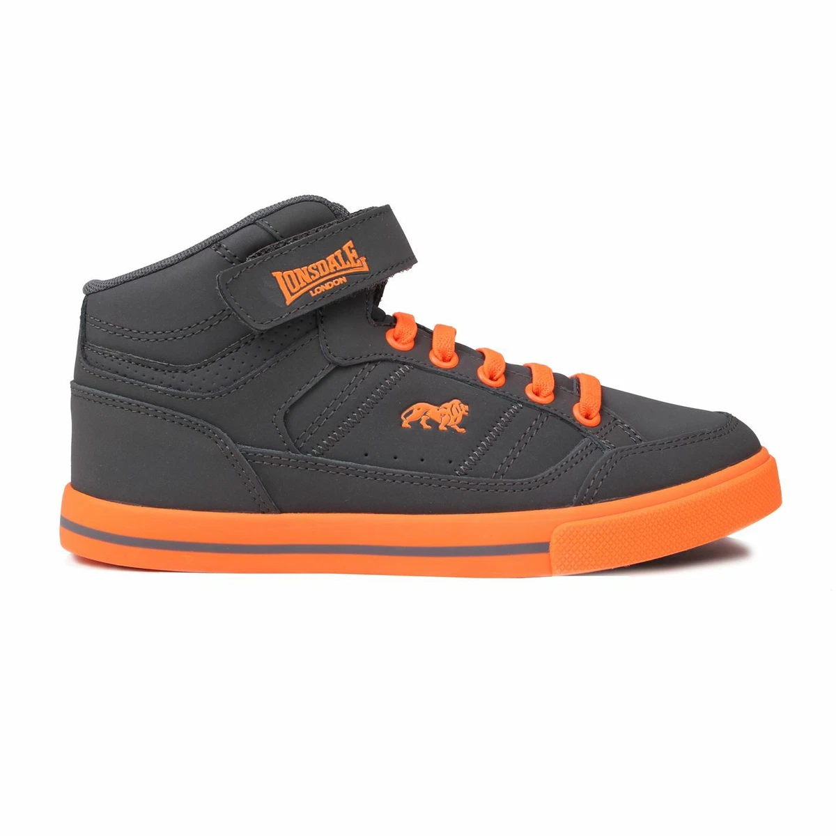 Lonsdale Kids Canons Trainers Lace Up Casual Sports Shoes Footwear