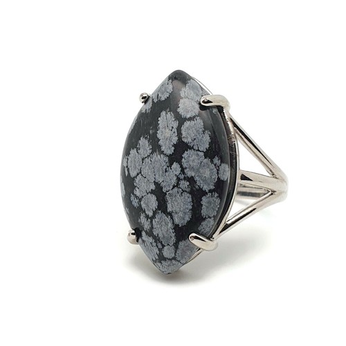 Chakra Ring Natural Gemstone Boho Crystal Eye Cocktail Adjustable Silver Plated - Picture 114 of 157