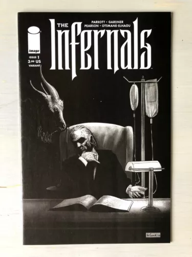 The Infernals #1 Cover B Alex Cormack B&W Variant - Image Comics 2024 VF/NM