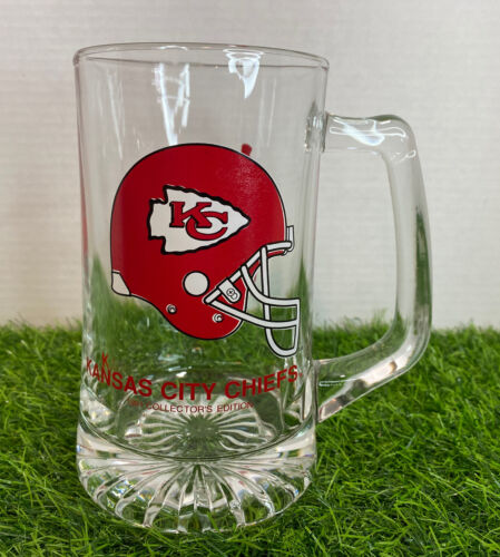 Kansas City CHIEFS 1991 Edizione da Collezione Slim Jim Brand Logo TAZZA VETRO 24 oz - Foto 2 di 9