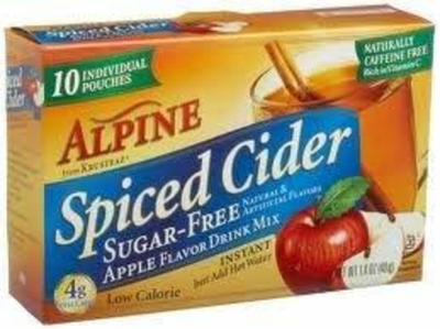Alpine Spiced Cider Sugar Free Apple Flavor Drink Mix 14 Oz Pouch 10 Ct 6 Boxes 778894331790 Ebay