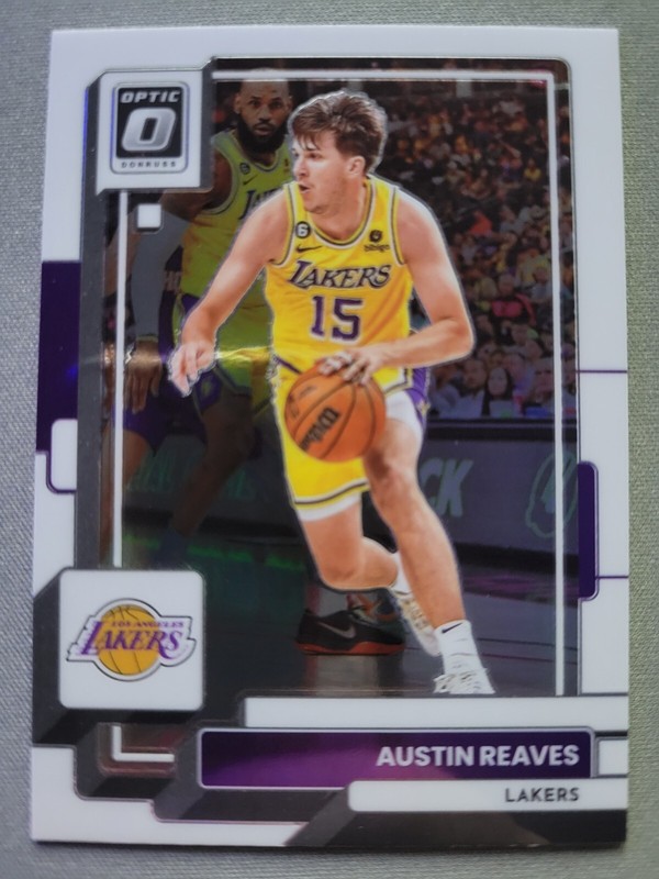 2022-23 Panini Donruss Optic AUSTIN REAVES #136 LOS ANGELES LAKERS