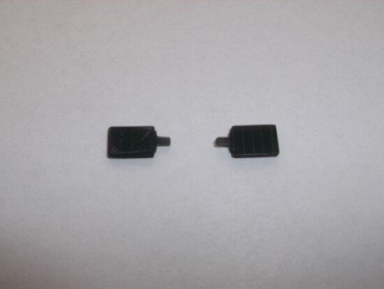 Greenhills Reproduction Black Wing Mirror Pair for Scalextric Ford Sierra Coswor