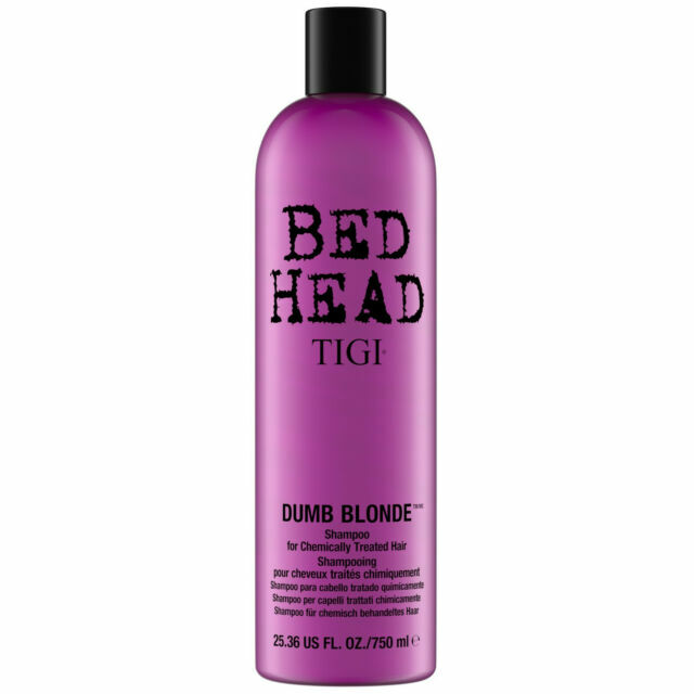 TIGI Bed Head Dumb Blonde Shampoo for Damaged Blonde Hair - 750ml