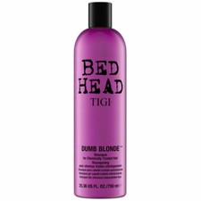 TIGI Bed Head Dumb Blonde Shampoo for Damaged Blonde Hair - 750ml