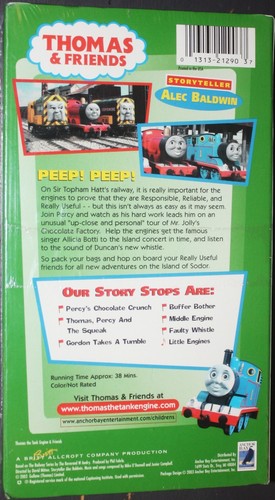 Thomas & Friends: PERCY'S CHOCOLATE CRUNCH & Other.. (vhs) NEW. Sealed. Rare. NR - Picture 2 of 2