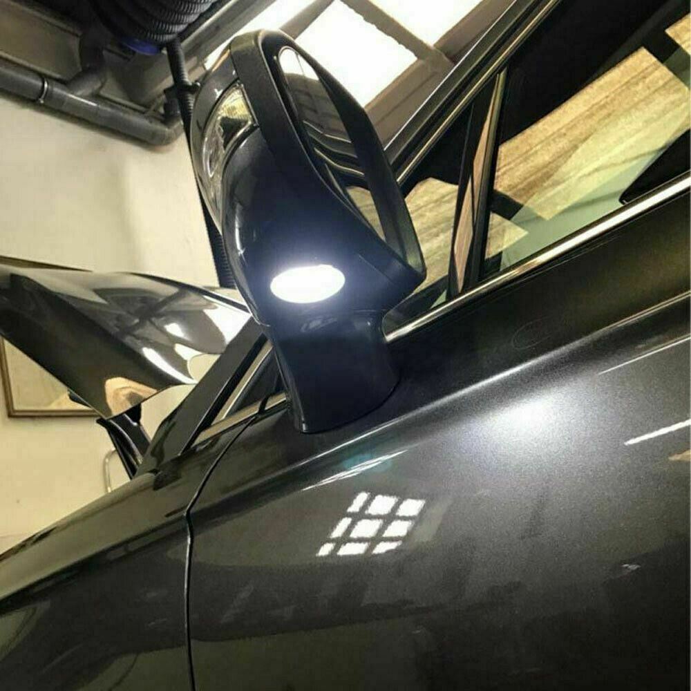 2x White LED Under Side Mirror Puddle Lights For 2007-2021 Toyota Tundra Sequoia