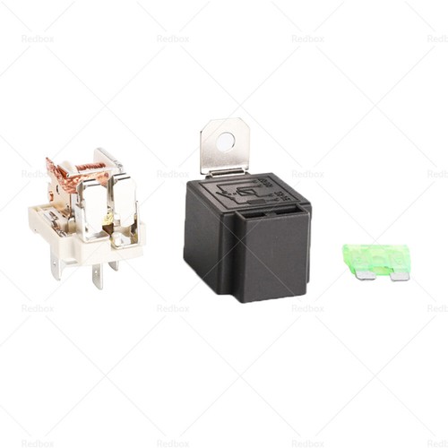 6PCS 30AMP 12V Relay 4 PIN Automotive 30A Normally Open Contact Fused + 30A Fuse - Picture 4 of 11