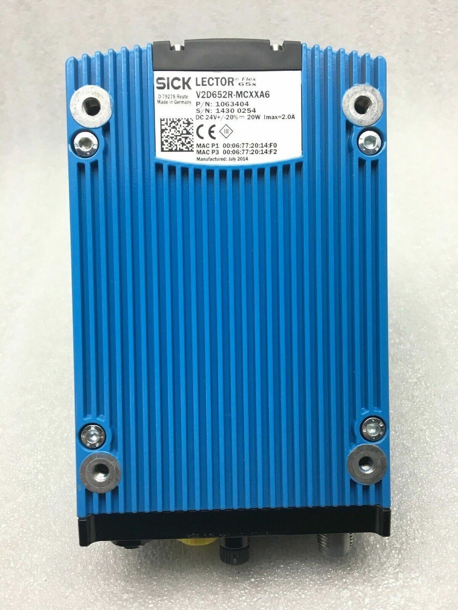MINT SICK V2D652R-MCXXA6 LECTOR FLEX 65X IMAGE BASED CODE READER