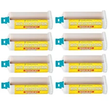 8 X 50ML Dental Bite Registration Material REGULAR Set Unflavored Cartridges
