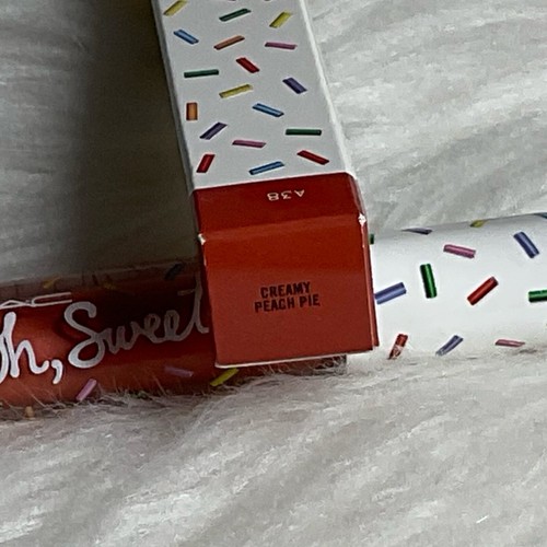 MAC Oh, Sweetie Lipcolour ~ CREAMY PEACH PIE ~ Full Size ~ BNIB ~ DISCONTINUED - 第 5/9 張圖片
