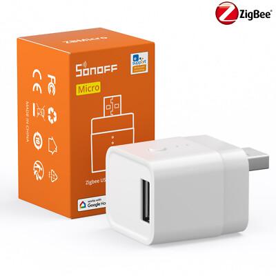 SONOFF ZBMicro Zigbee 3.0 Smart USB Adapter Micro 36W MAX Fast Charging Schalter
