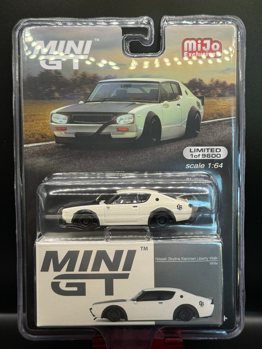 Mini GT #702 Nissan Skyline Kenmeri Liberty Walk LBWK White Mini GT #702 Nissan Skyline Kenmeri Liberty Walk LBWK White