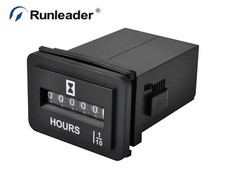 Dc 6v-80v Boat Mechanical Generator Hour Meter Tot Hours Data Storage Waterproof