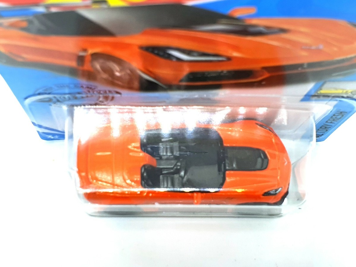 Hot Wheels Orange '19 Corvette ZR1 Convertible Kids Diecast Hot Wheels Orange '19 Corvette ZR1 Convertible Kids Diecast