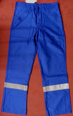 HERREN TEMPEX PROFESSIONELLE QUALITÄT FLAMMHEMMENDE ARBEITSKLEIDUNG HOSE HOHE SICHTBARKEIT