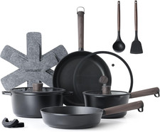 Pots and Pans Set Nonstick Cookware Set Kitchen Cooking Set Non-Toxic, Dishwashe