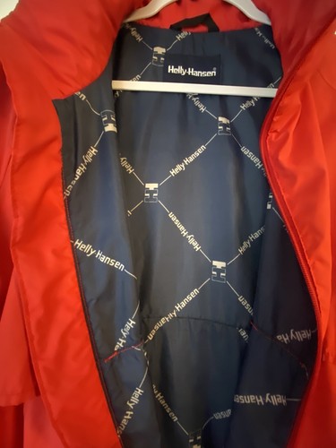 Vintage Helly HANSEN Red Helly Jacket Coat Size Men’s XL Lightweight No Hood - Picture 5 of 11