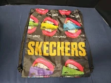 Skechers The Uno Shoe Large Drawstring Bag 20" x 17" FREE SHIPPING 