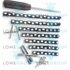 DCS 95° plates+DCS Screws+ 4.5mm DCP+6.5mm Cancellous Srews ( 55 PCs set-SS 316L