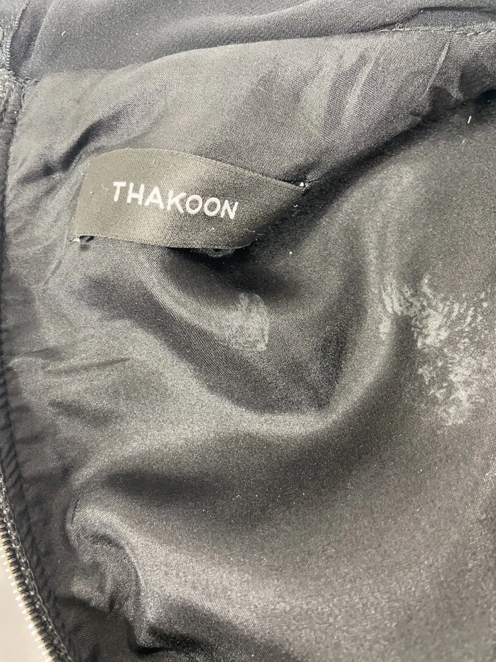 Vestido de lana gris vanguardia talla 6 THAKOON Foto 4 de 4