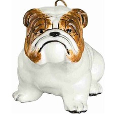 Bulldog Dog Polish Blown Glass Christmas Ornament Holiday Decoration Made Poland