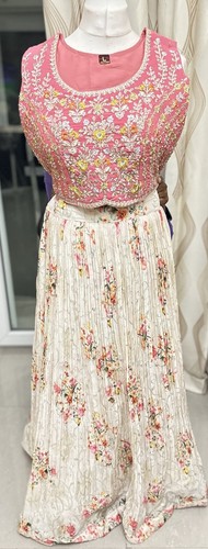 lehenga choli fully stitched / Ready To Wear * No Dupatta * - Picture 8 of 9