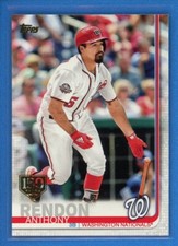 2019 Topps Series 1 150th Anniversary Gold Stamp #242 Anthony Rendon Nationals