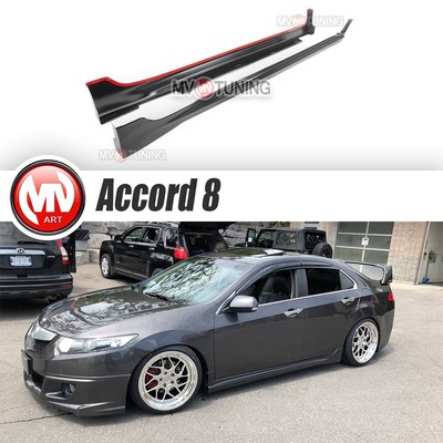 Side Skirts Mugen Style Body Kit For Honda Accord 8 Acura Tsx Cu2 08 14 Ebay