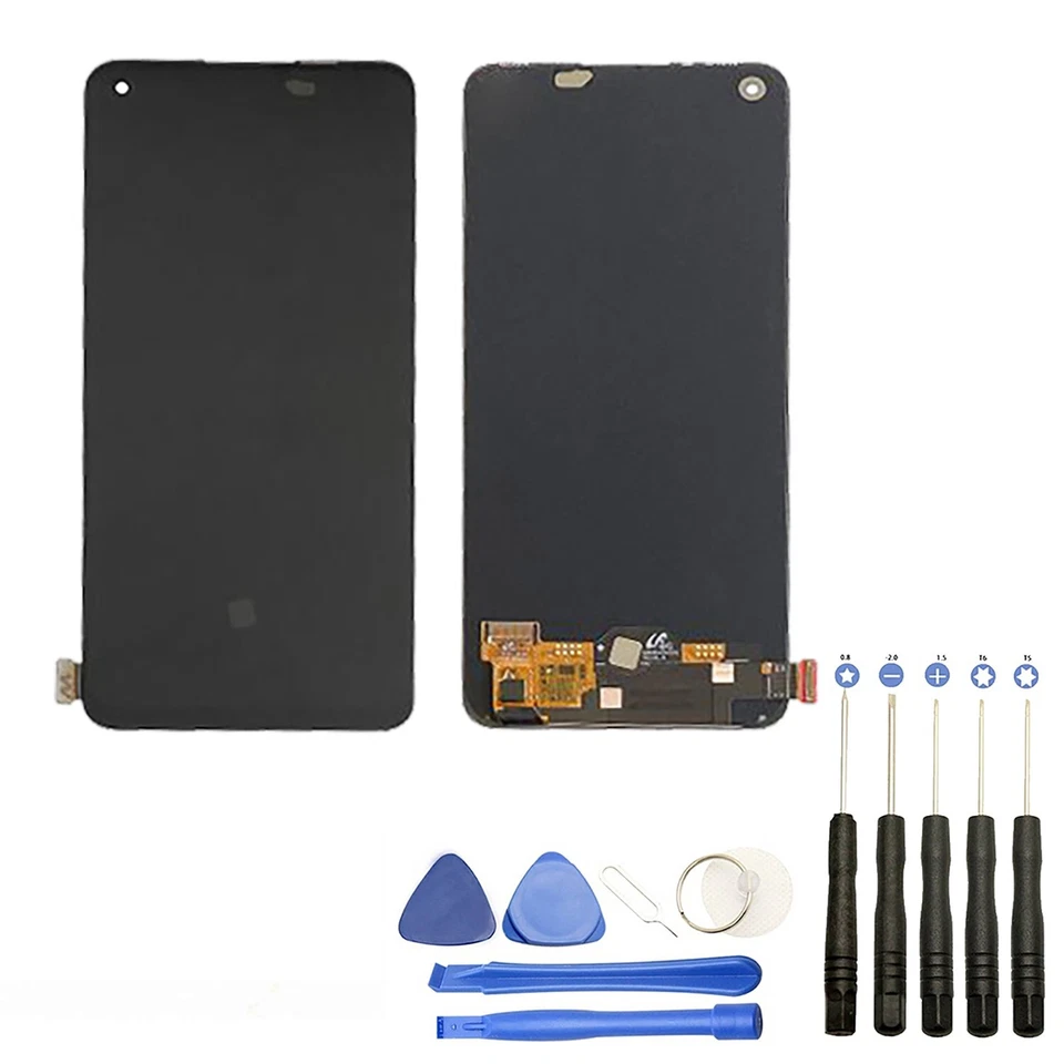 VISIODIRECT VITRE TACTILE+ECRAN LCD POUR OPPO Reno 8 Lite 5G CPH2343 NOIR + OUTILS + COLLE