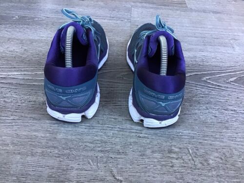 Mizuno Womens Wave Sky 2 Size 6.5 Shoes Running Athletic Sneakers Blue Purple - Picture 3 of 12