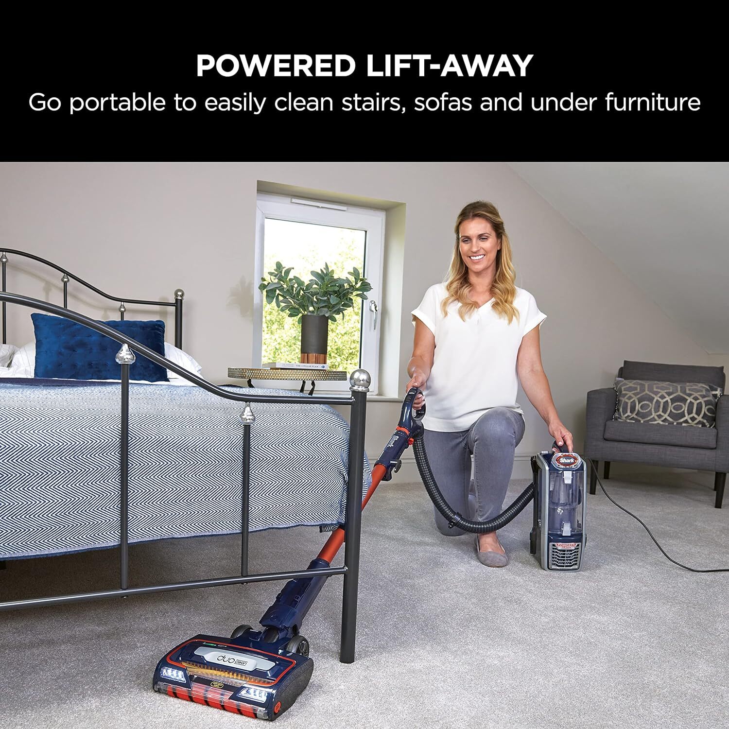 Shark NZ801UKT Navy/Orange Upright Vacuum Cleaner 622356235280 eBay