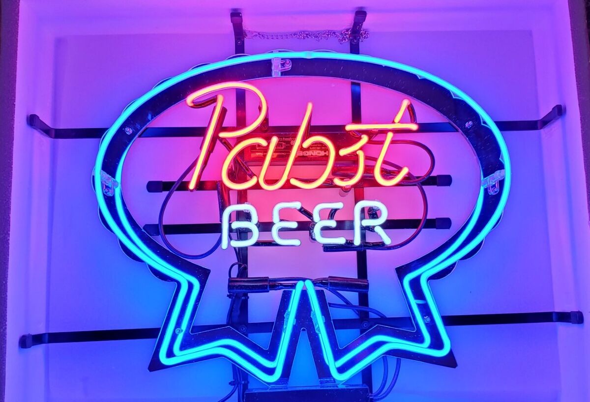 Pabst Blue Ribbon Beer Neon Light Sign 20 Pabst Blue Ribbon Beer Neon Light Sign 20