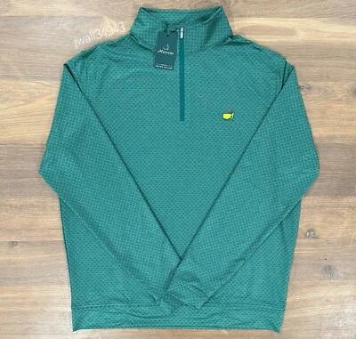 2025 MASTERS by Peter Millar Golf Leaderboard Quarter 1/4 Zip Pullover Jacket