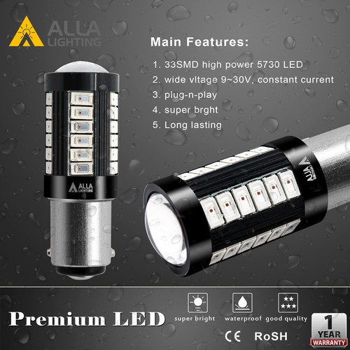 Alla Lighting RED Strobe LED Brake/Tail Light for 2011-2014 Hyundai Sonata,2357 - Picture 9 of 12