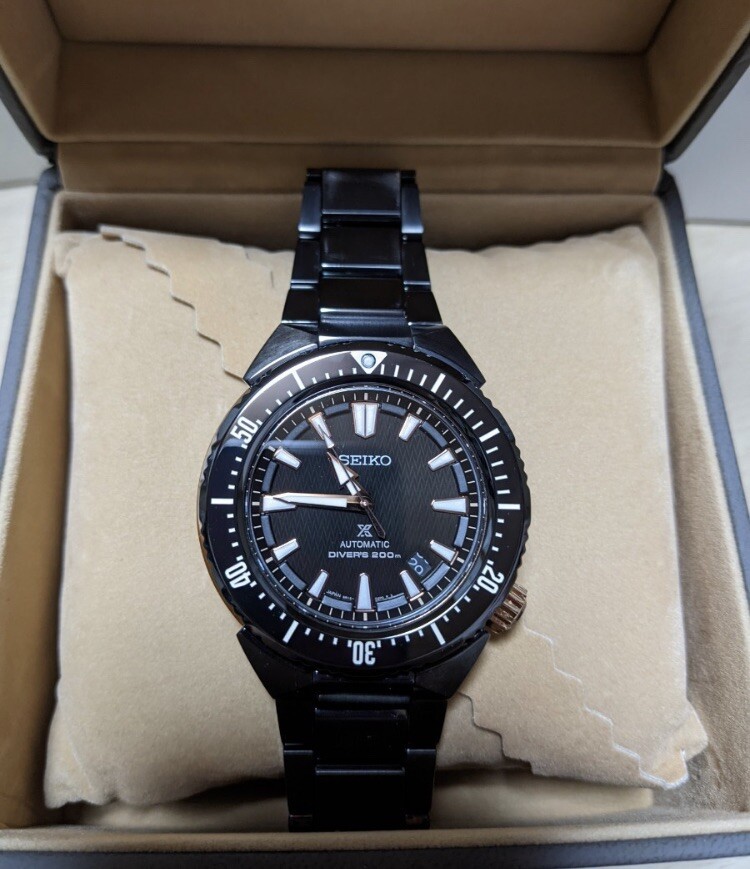 Seiko Prospex Men's Black Watch 