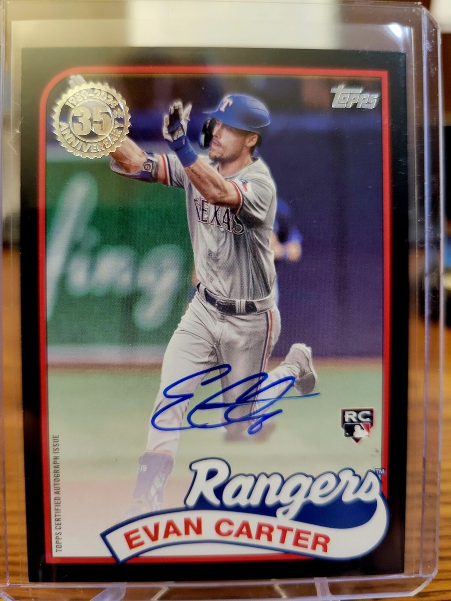 199 Topps series2 2024 Evan Carter auto