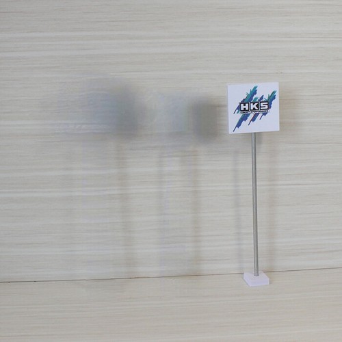 Diorama 1/64 modellino cartellone stradale cartellone espositore modello scena - Foto 11 di 12