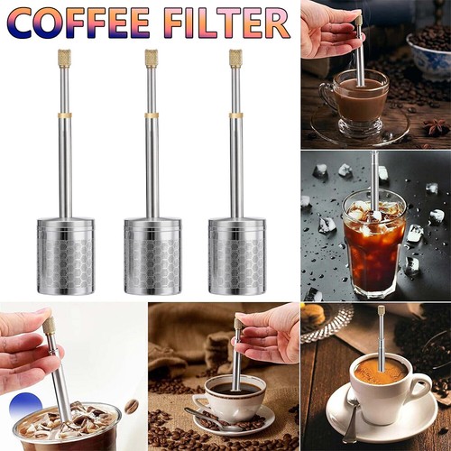 Press Coffee Brewer Coffee Tea Filter Travel Home Office - Picture 8 of 11