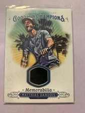 A6353 - 2018 Upper Deck Goodwin Champions Memorabilia #MDA Matthias Dandois E